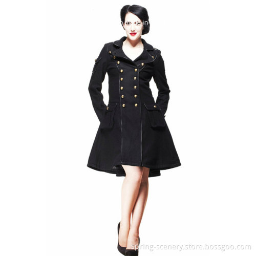 Retro Style Winter Women Long Coat (CS-C01)